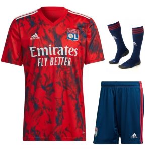 Maillot Kit Enfant OL Exterieur 2022 2023 (1)