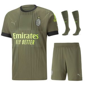 MAILLOT KIT ENFANT MILAN AC THIRD 2022 2023 (1)