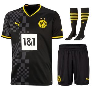 MAILLOT KIT ENFANT DORTMUND EXTERIEUR 2022 2023 (1)