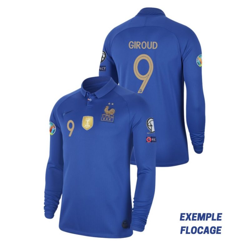 Centenaire Maillot Equipe De France 2021 Manche Longue Football