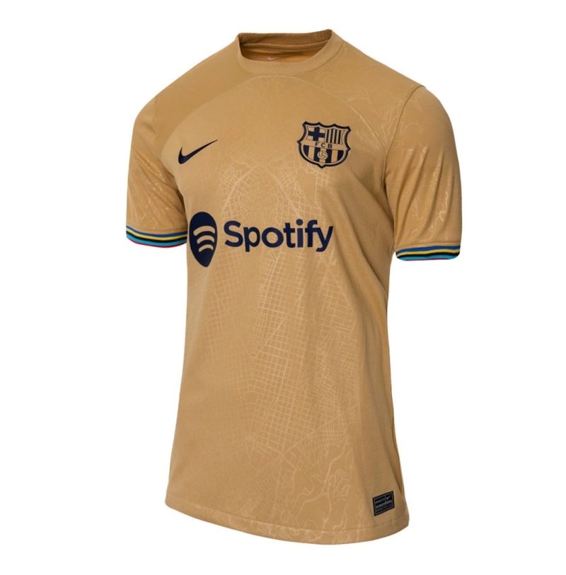 MAILLOT FC BARCELONE EXTERIEUR 2022 2023 Femme (1)