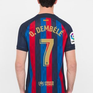 MAILLOT FC BARCELONE DOMICILE 2022-23 DEMBELE (1)