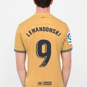 MAILLOT FC BARCELONE EXTERIEUR LEWANDOWSKI 2022 2023 (1)