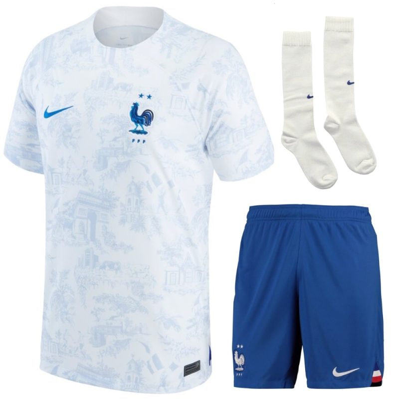 MAILLOT EQUIPE DE FRANCE COUPE DU MONDE 2022 ENFANT AWAY