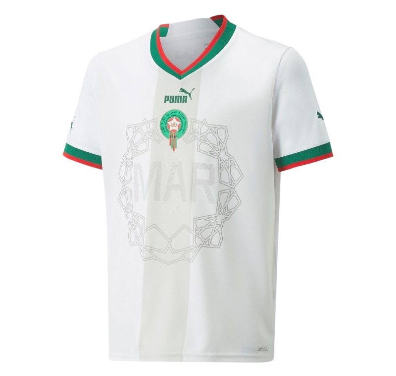 MAILLOT MAROC EXTERIEUR COUPE DU MONDE 2022 (1)