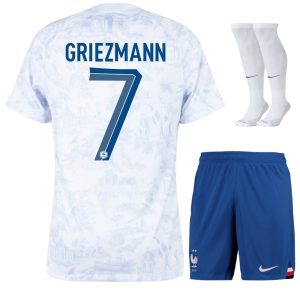 MAILLOT ENFANT EQUIPE DE FRANCE EXTERIEUR COUPE DU MONDE 2022 GRIEZMANN