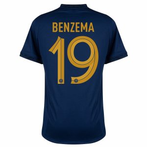 MAILLOT EQUIPE DE FRANCE DOMICILE COUPE DU MONDE 2022 BENZEMA (2)