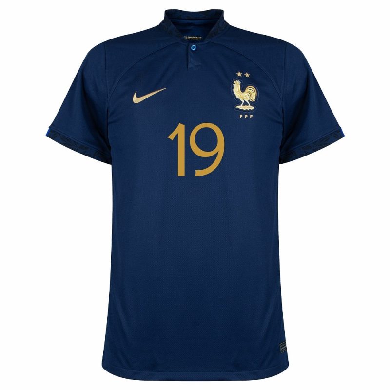 MAILLOT EQUIPE DE FRANCE DOMICILE COUPE DU MONDE 2022 BENZEMA (3)