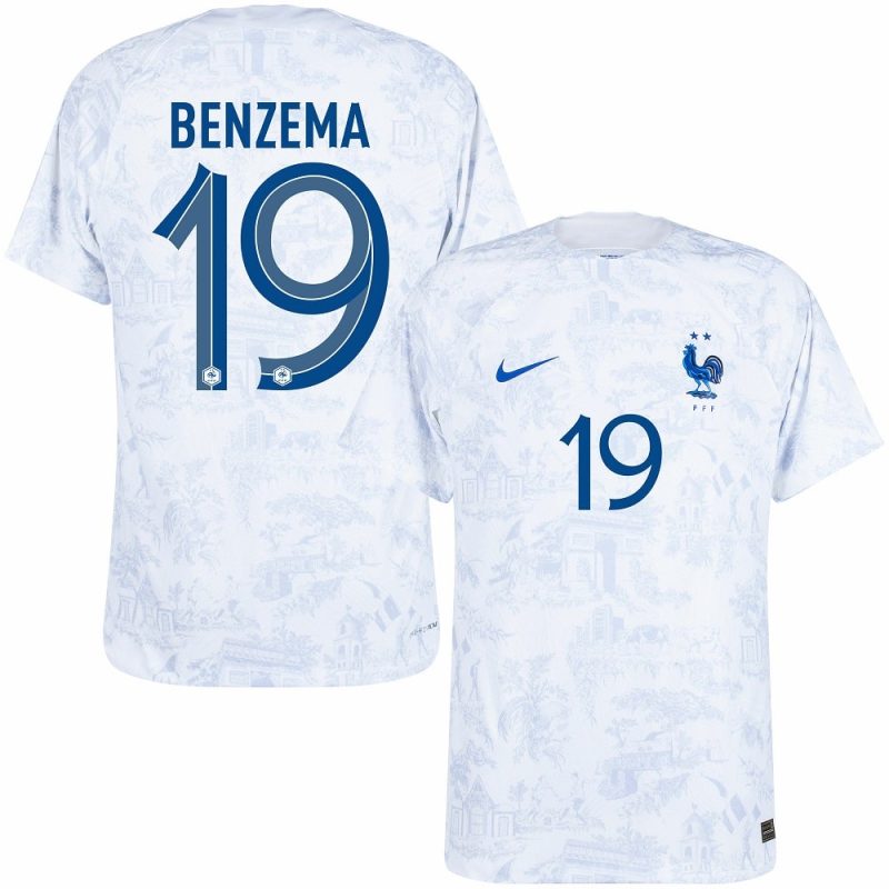 MAILLOT EQUIPE DE FRANCE EXTERIEUR COUPE DU MONDE 2022 BENZEMA (1)