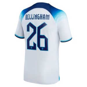 MAILLOT ANGLETERRE DOMICILE COUPE DU MONDE 2022 BELLINGHAM (2)