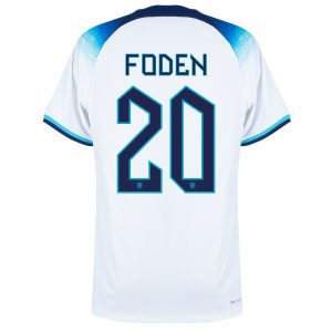 MAILLOT ANGLETERRE DOMICILE COUPE DU MONDE 2022 FODEN (2)