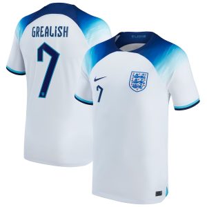 MAILLOT ANGLETERRE DOMICILE COUPE DU MONDE 2022 GREALISH (1)