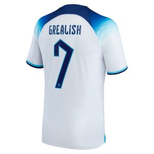 MAILLOT ANGLETERRE DOMICILE COUPE DU MONDE 2022 GREALISH (2)