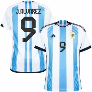 MAILLOT ARGENTINE DOMICILE COUPE DU MONDE 2022 J.ALVAREZ (1)