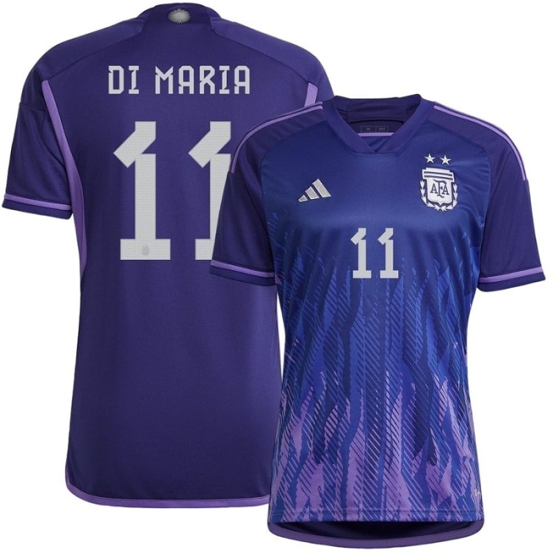 MAILLOT ARGENTINE EXTERIEUR COUPE DU MONDE 2022 DI MARIA (1)