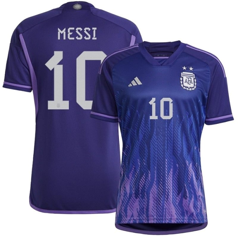 MAILLOT ARGENTINE EXTERIEUR COUPE DU MONDE 2022 MESSI (1)