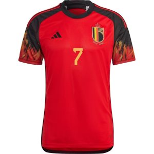 MAILLOT BELGIQUE DOMICILE COUPE DU MONDE 2022 DE BRUYNE (2)