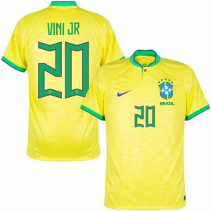 MAILLOT BRESIL DOMICILE COUPE DU MONDE 2022 VINI JR (1)