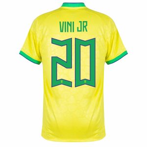 MAILLOT BRESIL DOMICILE COUPE DU MONDE 2022 VINI JR (2)