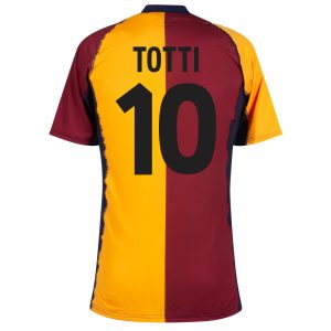 MAILLOT COPA AS ROMA HOME TOTTI RETRO 2001-2002 (2)