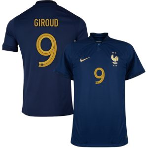 MAILLOT EQUIPE DE FRANCE DOMICILE COUPE DU MONDE 2022 GIROUD (1)