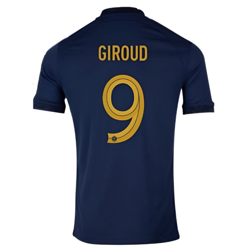 MAILLOT EQUIPE DE FRANCE DOMICILE COUPE DU MONDE 2022 GIROUD (2)