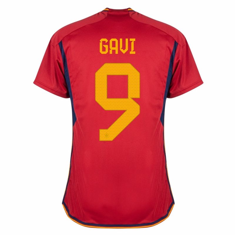 MAILLOT ESPAGNE DOMICILE COUPE DU MONDE 2022 GAVI (2)