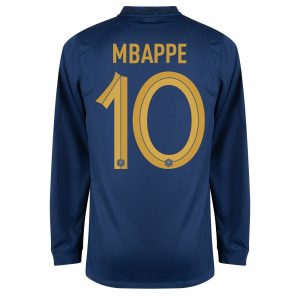 MAILLOT FRANCE DOMICILE COUPE DU MONDE 2022 MBAPPE M-L (2)