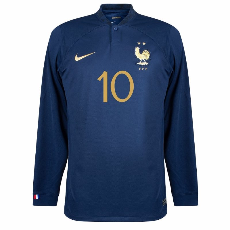 MAILLOT FRANCE DOMICILE COUPE DU MONDE 2022 MBAPPE M-L (3)