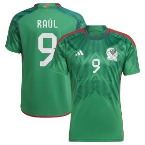 MAILLOT MEXIQUE DOMICILE COUPE DU MONDE 2022 RAUL (1)