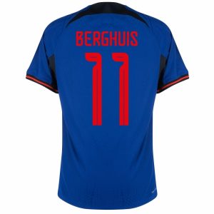 MAILLOT PAYS BAS EXTERIEUR COUPE DU MONDE 2022 BERGHUIS (2)