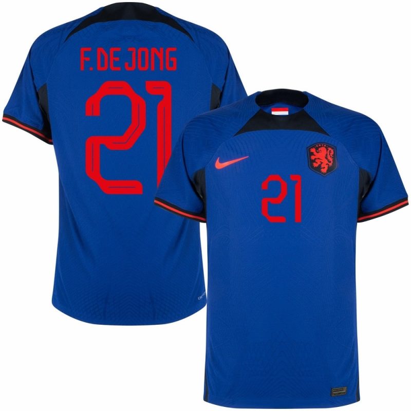 MAILLOT PAYS BAS EXTERIEUR COUPE DU MONDE 2022 F. DE JONG (1)