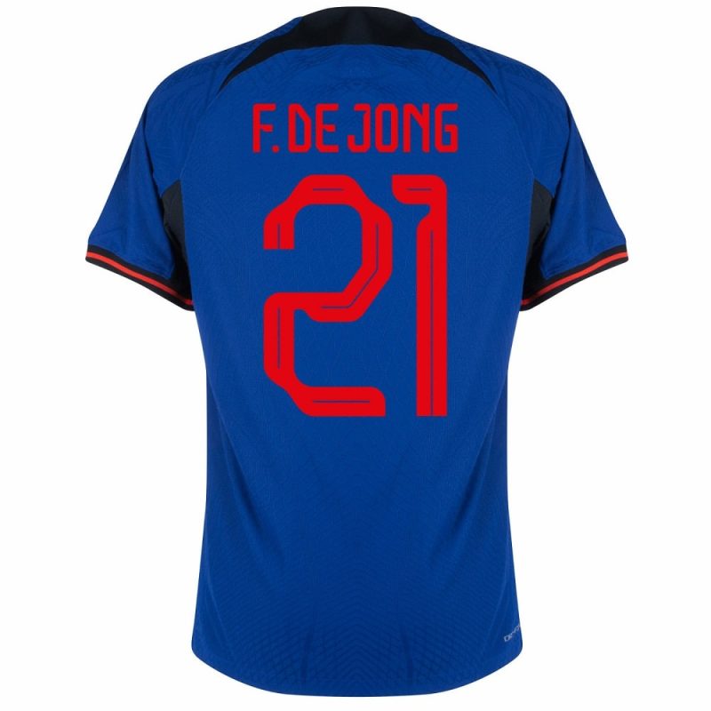 MAILLOT PAYS BAS EXTERIEUR COUPE DU MONDE 2022 F. DE JONG (2)