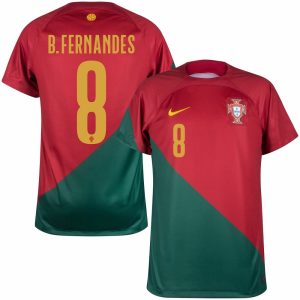 MAILLOT PORTUGAL DOMICILE COUPE DU MONDE 2022 B.FERNANDES (1)