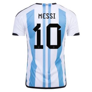 MAILLOT ARGENTINE 3 ETOILES DOMICILE 2022 2023 MESSI (2)