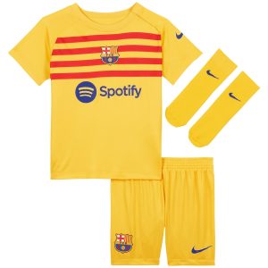 MAILLOT ENFANT FC BARCELONE FOURTH 2022 2023 (01)