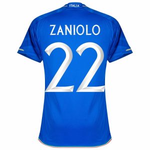 MAILLOT ITALIE DOMICILE 2023 2024 ZANIOLO (02)