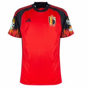 MAILLOT BELGIQUE DOMICILE EURO 2024 QUALIFICATIONS (1)