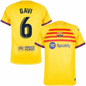 MAILLOT FC BARCELONE FOURTH GAVI 2022 2023 (1)