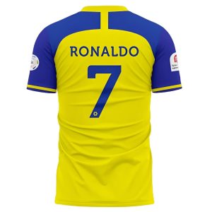 MAILLOT AL NASSR RONALDO DOMICILE 2022 2023 (2)