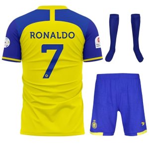 MAILLOT ENFANT AL NASSR RONALDO DOMICILE 2022 2023 (1)