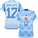 MAILLOT ESPAGNE EXTERIEUR 2023 2024 ANSU FATI (1)