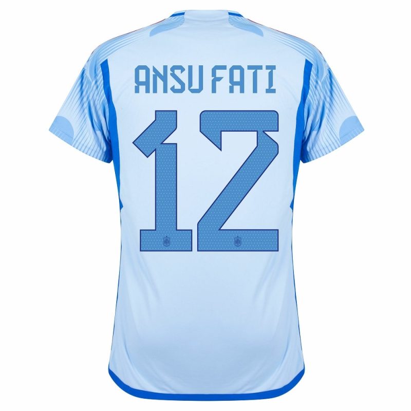 MAILLOT ESPAGNE EXTERIEUR 2023 2024 ANSU FATI (2)