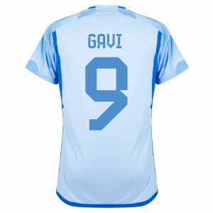 MAILLOT ESPAGNE EXTERIEUR 2023 2024 GAVI (2)