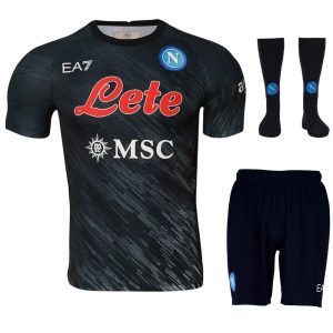 MAILLOT KIT ENFANT NAPLES EA7 THIRD 2022 2023