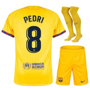 MAILLOT ENFANT FC BARCELONE FOURTH 22-23 PEDRI (1)