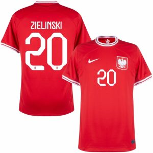 MAILLOT POLOGNE EXTERIEUR COUPE DU MONDE 2022 ZIELINSKI (1)