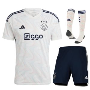 Maillot Kit Enfant Ajax Extérieur 2023 2024 (1)