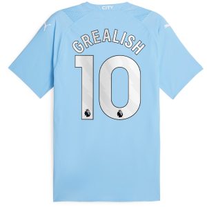 Maillot Kit Enfant Manchester City Domicile 2023 2024 Grealish (2)