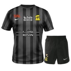 Maillot Kit Enfant Al-Ittihad Extérieur 2023 2024 (1)